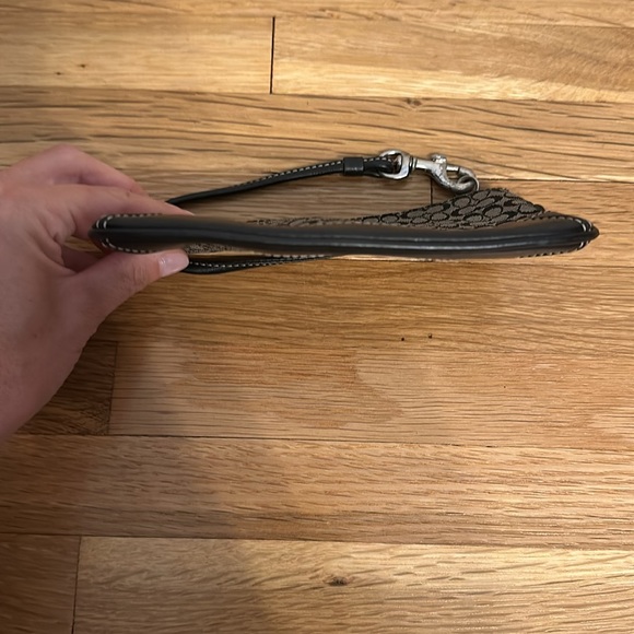 Coach Signature Black and Gray Wrislet - Picture 3 of 4